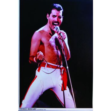 Póster de Queen - Los Ángeles 1982