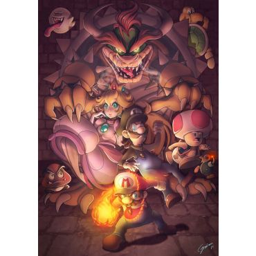 Póster Mario Bros - Super Mario Universe