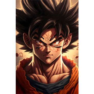 Pósters de Dragon Ball - Goku Furioso