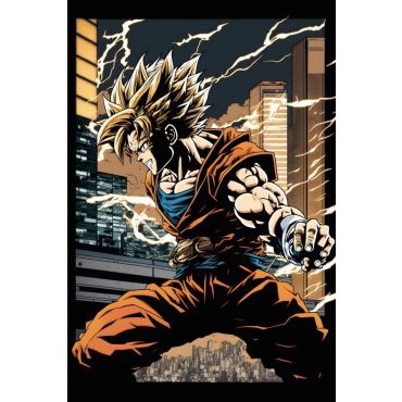 Pósters de Dragon Ball - Goku Super Saiyajin
