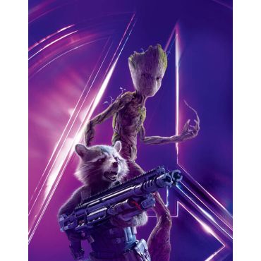 Pósters de Guardianes de la Galaxia - Rocket y Groot