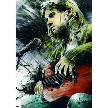 Pósters de Nirvana - Kurt Cobain
