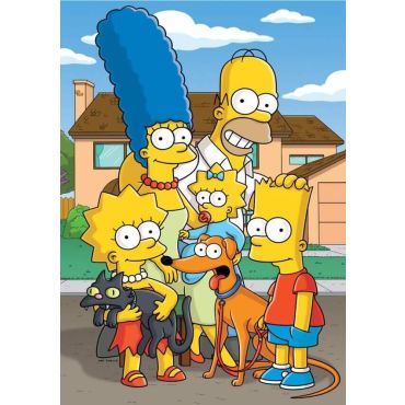 Pósters de los Simpsons - Foto Familiar