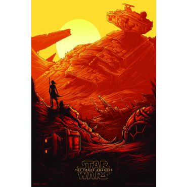 Pósters de Star Wars - Paisaje de Jakku