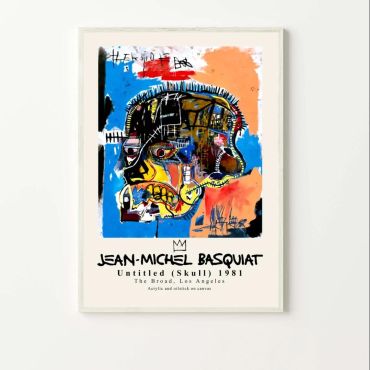 Cuadros de Famosos - Cráneo sin nombre - Basquiat