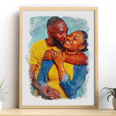 Cuadros Personalizados - Acuarela de tu foto