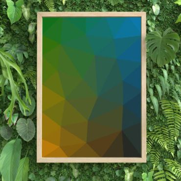 cuadro de oficina degradado de colores