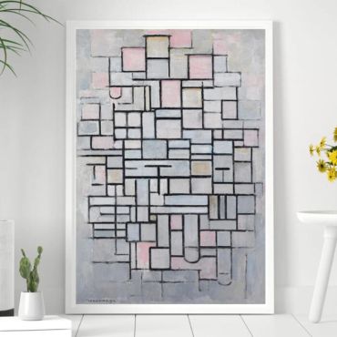 cuadro de piet mondrian composicion n° iv
