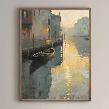 Cuadro Vías Navegables de Venecia