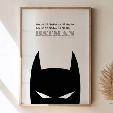 cuadros aesthetic silueta de batman