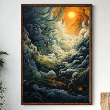 cuadros decorativos convergencia celestial