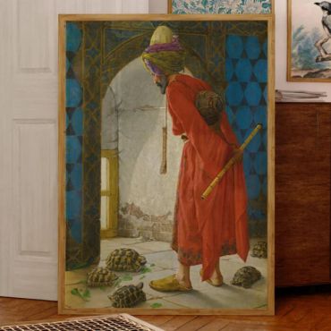 cuadros decorativos el entrenador de tortugas