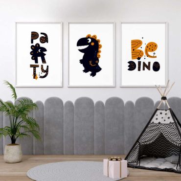 Cuadros para Bebés - Be Dino - Set de 3