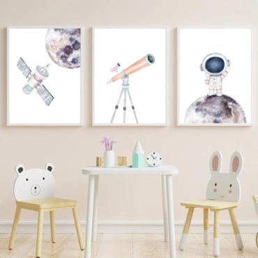 cuadros decorativos el espacio exterior
