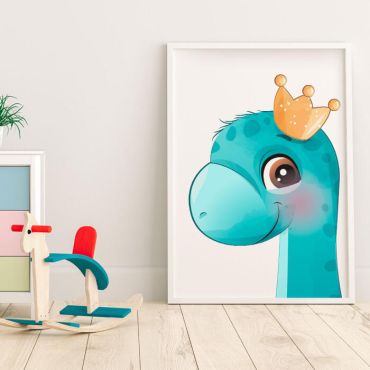 Cuadros para Bebés - El Pequeño Dino Principe