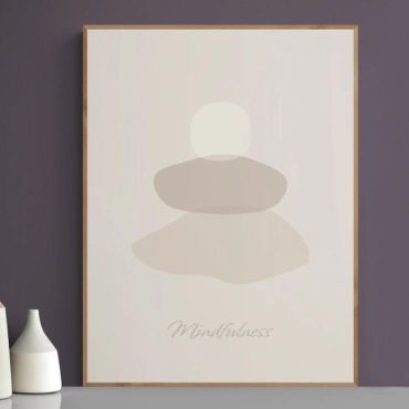cuadros para oficina yoga minimalista