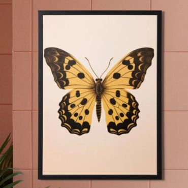 cuadros para sala mariposa amarilla de yunn