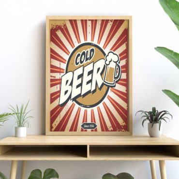 Cuadros para Bar - Cold Beer