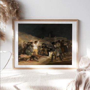 Cuadros de Famosos - El 3 de mayo en Madrid de Goya