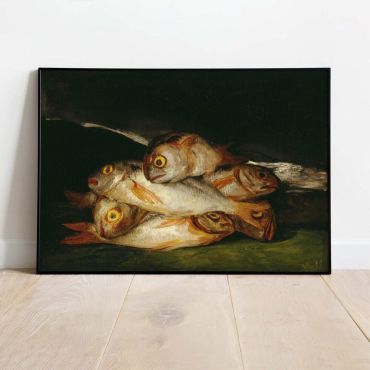 Cuadros de Famosos - Naturaleza Muerta con Dorada de Goya