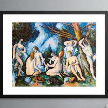 Cuadros de Famosos - Las Bañistas de Paul Cézanne