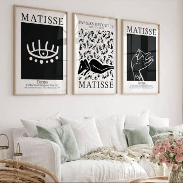 Cuadros de Famosos - Trio Matisse Set de 3