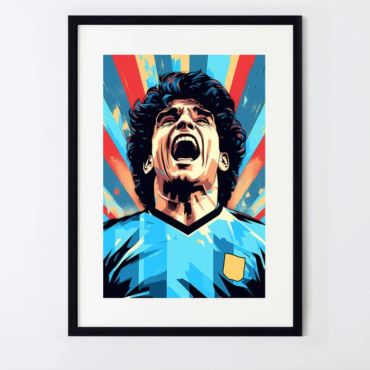 Cuadros de Fútbol - El Pelusa