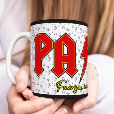 Taza Personalizada - Fuerza, amor y rock
