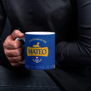 Tazas con Nombre - Cristal Cerveza