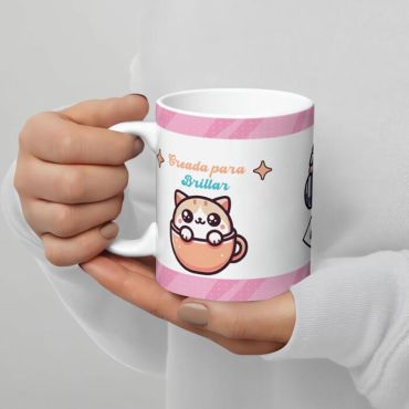 Taza personalizada - Chica Kawai