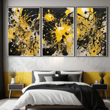 Jackson Pollock - Abstract Yellow