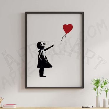 Banksy - Red Balloon Girl