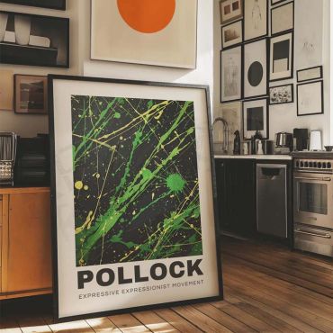 Jackson Pollock - Green Motion Expression