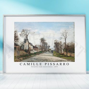 Camille Pissarro - Versailles road Louveciennes