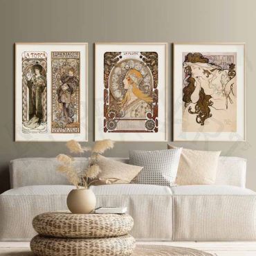 Alphonse Mucha - The Art of Beauty - Set de 3