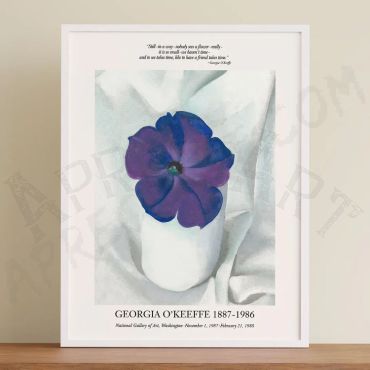 Georgia O'Keeffe - Petunia Morada 