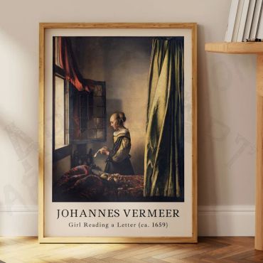 Johannes Vermeer - Girl reading a letter