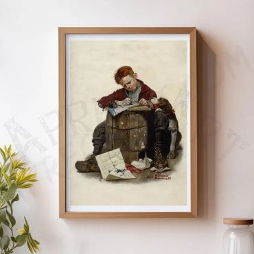 Norman Rockwell - The love letter