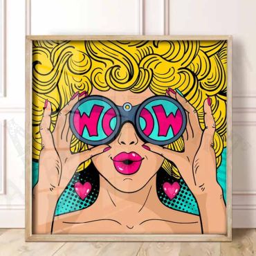 Roy Lichtenstein - Wow Girl