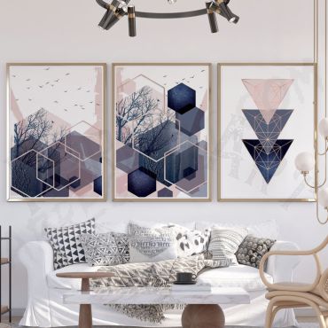 Cuadros para Sala - Abstracción Orgánica