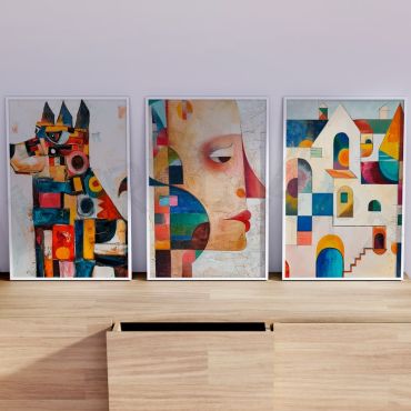 Arte Digital (IA) - Arquitecturas del Ser - Set de 3 - V1