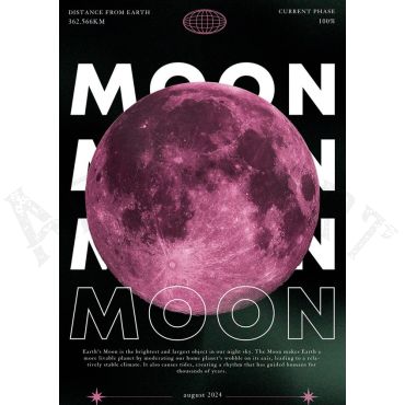 Pósters Aesthetic - Moon