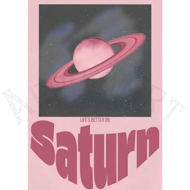 Pósters Aesthetic - Saturn