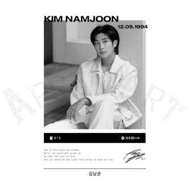 Pósters de BTS -  Kim Namjoom
