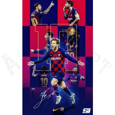 Pósters de Messi - Messi en el Barcelona
