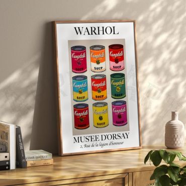 Cuadros de Famosos - Campbell de Andy Warhol
