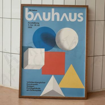 Cuadro 50 años de la Bauhaus de Herbert Bayer