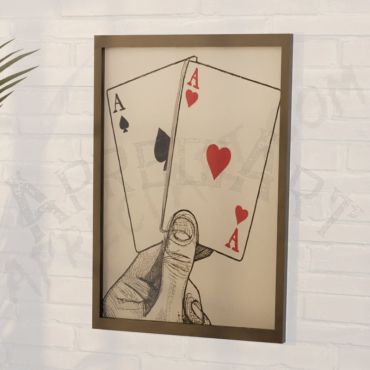 cuadros de cartas de poker