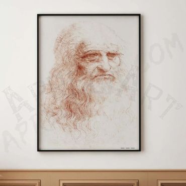 Cuadro de Da Vinci - El Autorretrato
