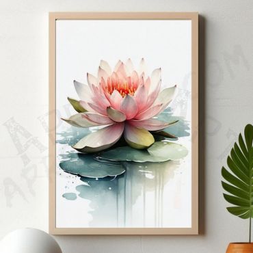 cuadro de la flor de loto